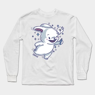 Cute bunny rabbit with spark of idea Long Sleeve T-Shirt